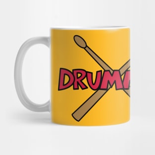 Drummer crossed Drumsticks Mug